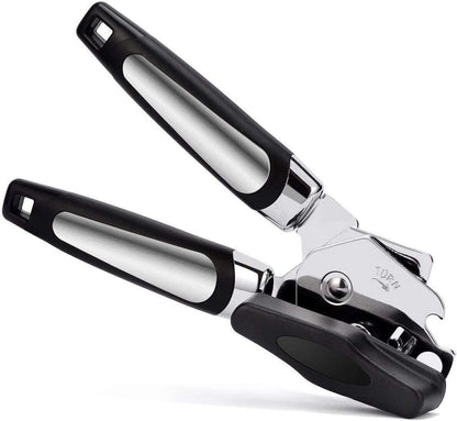 Manual Handheld Can Opener with Cutting Wheel Blade Lid Cap Openers